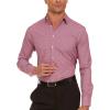 imageNautica Slim Fit Mens Dress Shirts Long Sleeve Performance Polyester Fabric Wrinkle Free 4Way StretchMulti Microcheck