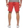 imageNautica mens Classic Fit Flat Front Stretch Solid Chino 85quot Deck ShortsSailor Red