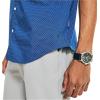 imageNautica mens Navtech Slim Fit Printed Shortsleeve ShirtEstate Blue