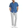 imageNautica mens Navtech Slim Fit Printed Shortsleeve ShirtEstate Blue