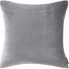 imageNautica  Euro Sham Soft Fleece Bedding with Zipper Closure Stylish Bedding Set for Bed or Couch Plush Euro Red 26quot x 26quotGrey
