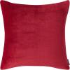 imageNautica  Euro Sham Soft Fleece Bedding with Zipper Closure Stylish Bedding Set for Bed or Couch Plush Euro Red 26quot x 26quotRed