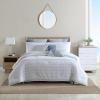 imageNautica  Twin Comforter Set Cotton Reversible Bedding with Matching Sham Mediterranean Inspired Home Decor for All Seasons Fairwater Blue TwinLight GreyWhiteDark Grey