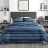 imageNautica  TwinTwin XL Comforter Set Reversible Cotton Bedding with Matching Sham Medium Weight for Year Round Use Dorm Essentials OekoTex Certified Longpoint BlueTwinTwin XL