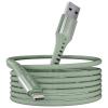 imageNautica C65 Charging Cable USB A to Lightning Cable for UltraFast Charging Durable Braided Design 12W 480 MbpsGreen