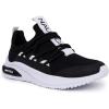 imageNautica Kids Athletic SlipOn Sneakers  Comfortable Bungee Running Shoes for Boys and Girls  Stylish and Supportive Footwear for Active Kids Big KidLittle KidToddlerBlack White