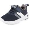imageNautica Kids Fashion Sneaker Athletic Running Shoe with One Strap Boys  GirlsToddlerLittle KidNavy Greybreck