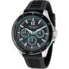 imageNautica Mens Black Wheat PU Fiber Strap Watch Model NAPWRS403