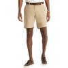 imageNautica Mens Classic Fit Flat Front Stretch Solid Chino 85quot Deck ShortsBeige Khaki