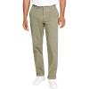 imageNautica Mens Classic Fit Flat Front Stretch Solid Chino Deck PantHillside Olive