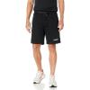 imageNautica Mens Competition Sustainably Crafted 9quot Fleece ShortTrue Black