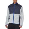 imageNautica Mens Competition Sustainably Crafted FullZip MockNeck JacketGrey Heather