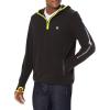 imageNautica Mens Competition Sustainably Crafted QuarterZip HoodieTrue Black