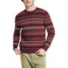 imageNautica Mens Fair Isle Crewneck SweaterDeep Crimson