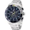 imageNautica Mens NAPNOS304 One Recycled 85 Stainless Steel Bracelet ampamp Blue Silicone Strap Watch