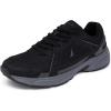 imageNautica Mens Running Sneakers Sport Fashion LaceUp Athletic Soft Shoes for Gym Tennis Men  Cushioned Breathable Lightweight ampamp ComfortableBlack Charcoal
