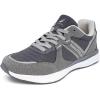 imageNautica Mens Running Sneakers Sport Fashion LaceUp Athletic Soft Shoes for Gym Tennis Men  Cushioned Breathable Lightweight ampamp ComfortableCharcoal Grey