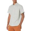 imageNautica Mens ShortSleeve Oxford ShirtSeaspray
