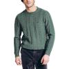 imageNautica Mens Sustainably Crafted CableKnit Crewneck SweaterArtic Fern
