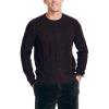 imageNautica Mens Sustainably Crafted CableKnit Crewneck SweaterShipwreck Burgundy