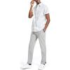 imageNautica mens Navtech Slim Fit Printed Shortsleeve ShirtSharkfin Grey