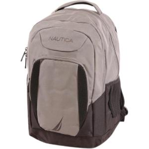imageNAUTICA Backpack Grey Black 18quotGrey Black