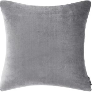 imageNautica  Euro Sham Soft Fleece Bedding with Zipper Closure Stylish Bedding Set for Bed or Couch Plush Euro Red 26quot x 26quotGrey