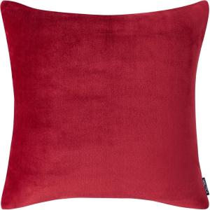 imageNautica  Euro Sham Soft Fleece Bedding with Zipper Closure Stylish Bedding Set for Bed or Couch Plush Euro Red 26quot x 26quotRed