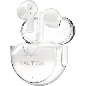 imageNautica Bluetooth Earbuds Wireless Connection 6 Hours Playtime Bluetooth 51 HandsFree Stereo Calls Fast Auto Pair IPX5 Splashproof Lightweight Transparent Design for iOS Android GreenWhite