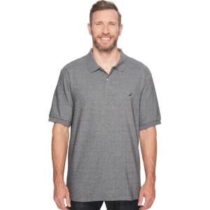 imageNautica Mens Big ampamp Tall Solid Deck ShirtCharcoal Heather