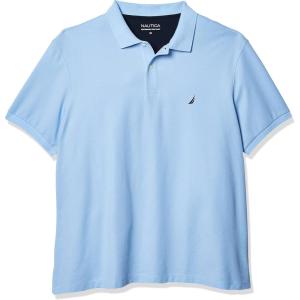 imageNautica Mens Big ampamp Tall Solid Deck ShirtNoon Blue