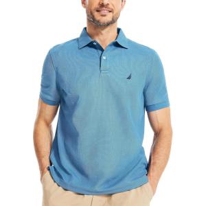 imageNautica Mens Classic Fit Deck PoloDelft