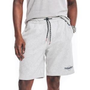 imageNautica Mens Competition Sustainably Crafted 9quot Fleece ShortGrey Heather