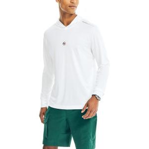 imageNautica Mens Competition Sustainably Crafted Pullover HoodieBright White