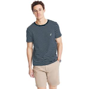 imageNautica Mens JClass TShirtStriped Navy  Black