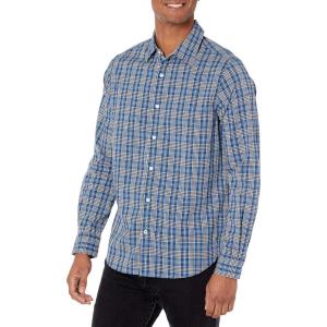 imageNautica Mens Navtech Plaid ShirtEstate Blue