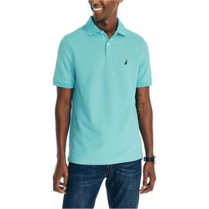 imageNautica Mens Sustainably Crafted Classic Fit Deck PoloScuba Blue