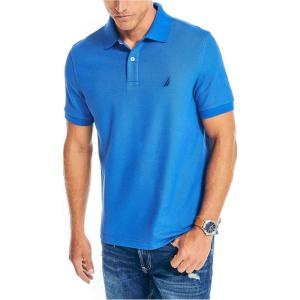 imageNautica Mens Sustainably Crafted Classic Fit Deck PoloWindsurf Blue