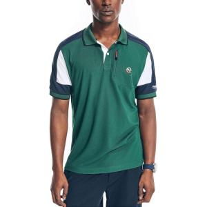 imageNautica Mens Sustainably Crafted Classic Fit PoloTidal Green