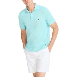 imageNautica Mens Sustainably Crafted Deck PoloAngel Blue