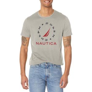imageNautica Mens Sustainably Crafted Graphic TShirtGrey Heather