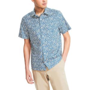 imageNautica Mens Sustainably Crafted Printed ShortSleeve ShirtUndercurrent