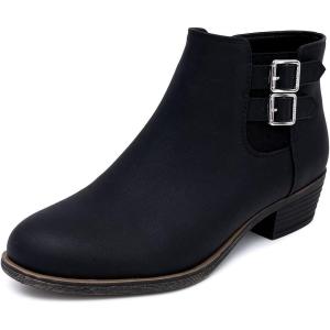 imageNautica Womens Ankle Boot with Side Zipper  Stylish Dress Boot for Women  Featuring a Low Heel Chic Design and Versatile Sizing  The Perfect Ankle Bootie for Dressy and Casual Occasions  AlaraBlackbuckle