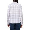 imageNautica Womens Button Front Long Sleeve Roll Tab ShirtBright White Multi