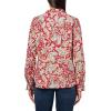 imageNautica Womens Button Front Long Sleeve Roll Tab ShirtSamba Multi