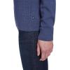 imageNautica Womens Long Sleeve Cable VNeck SweaterDenim Heather
