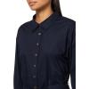 imageNautica Womens Long Sleeve Collared Button Shirt DressNight Sky