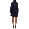 imageNautica Womens Long Sleeve Collared Button Shirt DressNight Sky