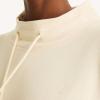 imageNautica Womens Long Sleeve Mock Neck Pullover SweatshirtWhite Swan