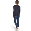 imageNautica Womens Long Sleeve Solid Scoop Neck Cotton TShirtNight Sky